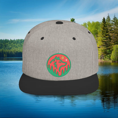Minnesota Wild Wolf Flat Bill Snapback