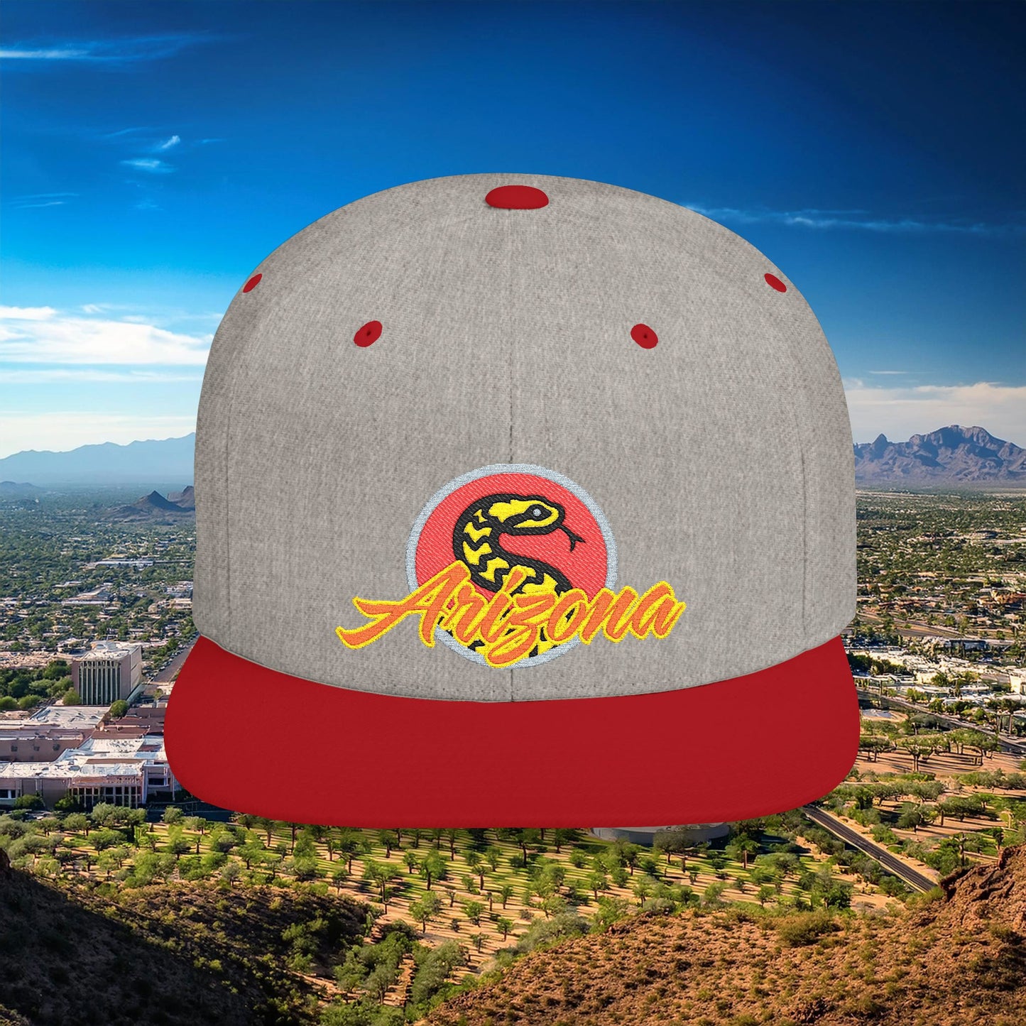 Arizona Baseball Flat Bill Snapback