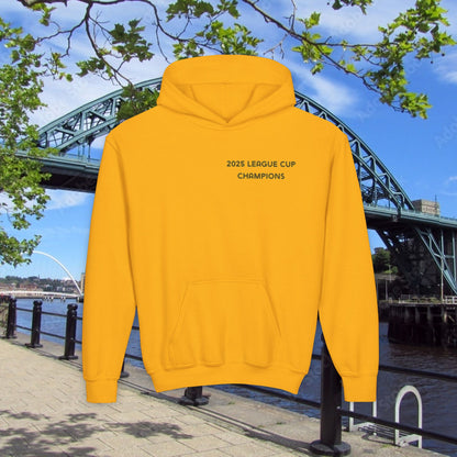 Newcastle Cup Champions Crest Youth Hoodie