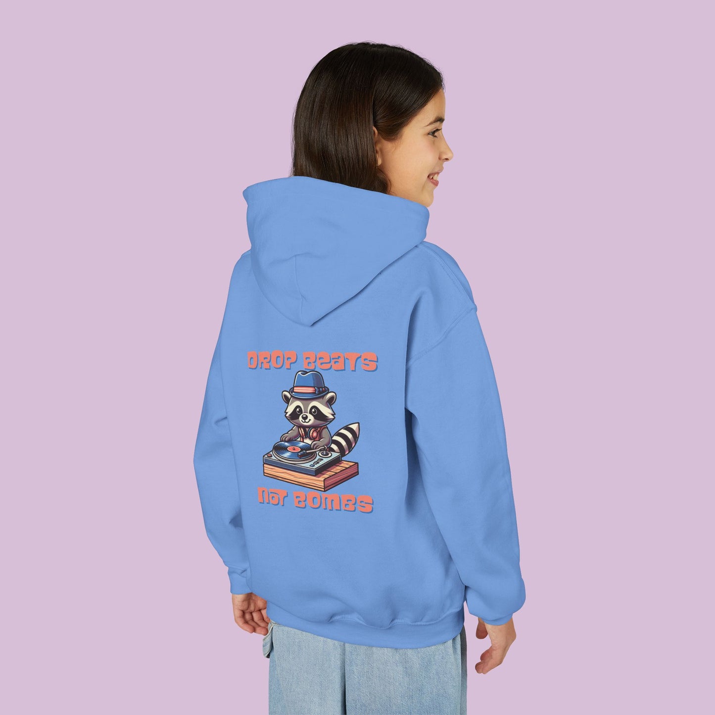 "Beats Not Bombs" Peace Youth Hoodie