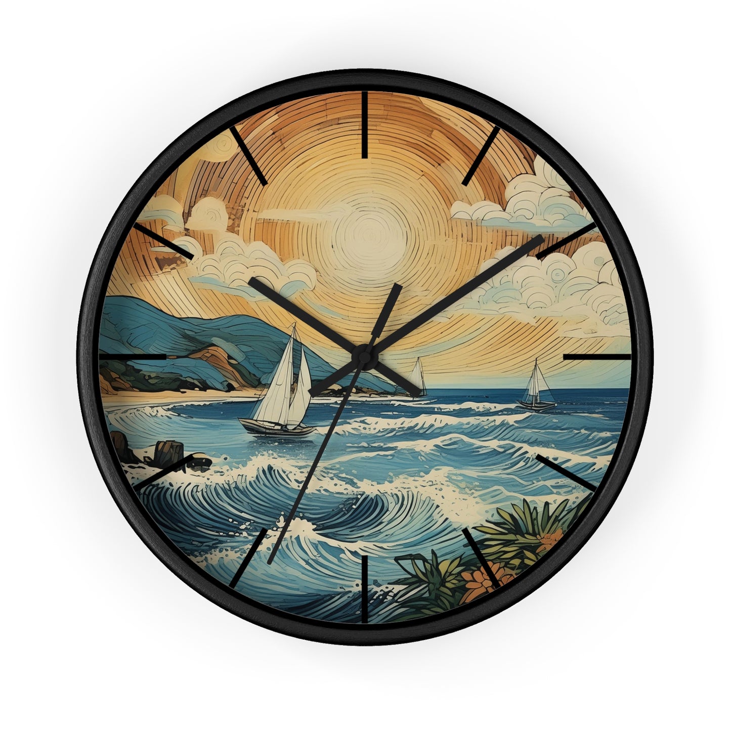 Sailing Weather Wall Clock