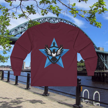 Newcastle United Blue Star Long Sleeve Tee