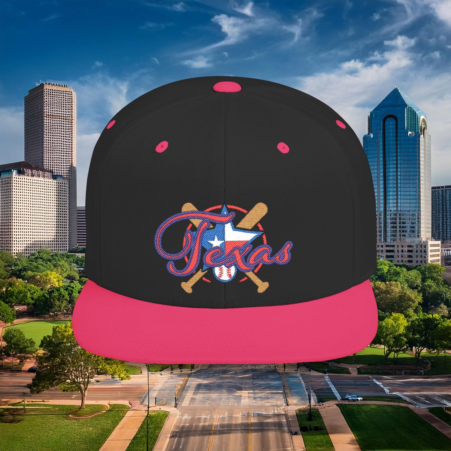 Texas Baseball Flat Bill Snapback