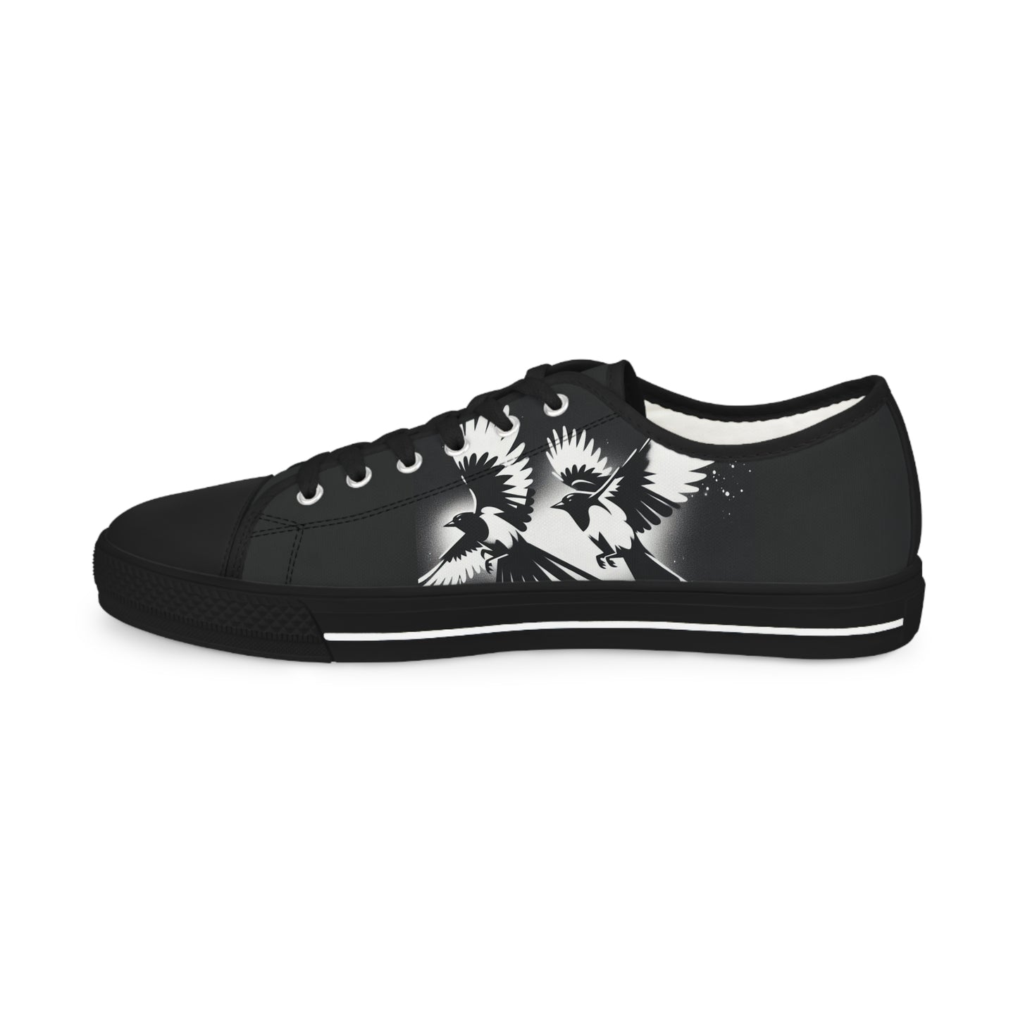 Newcastle Magpie Graffiti Men's Low Top Sneakers