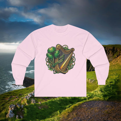Irish Harp Long Sleeve Tee