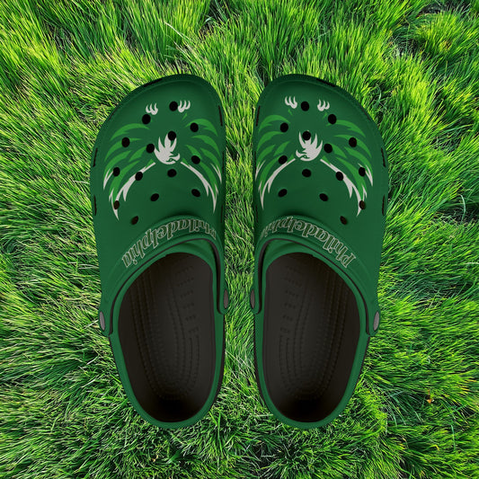 Philadelphia Eagle Logo Foam Clogs
