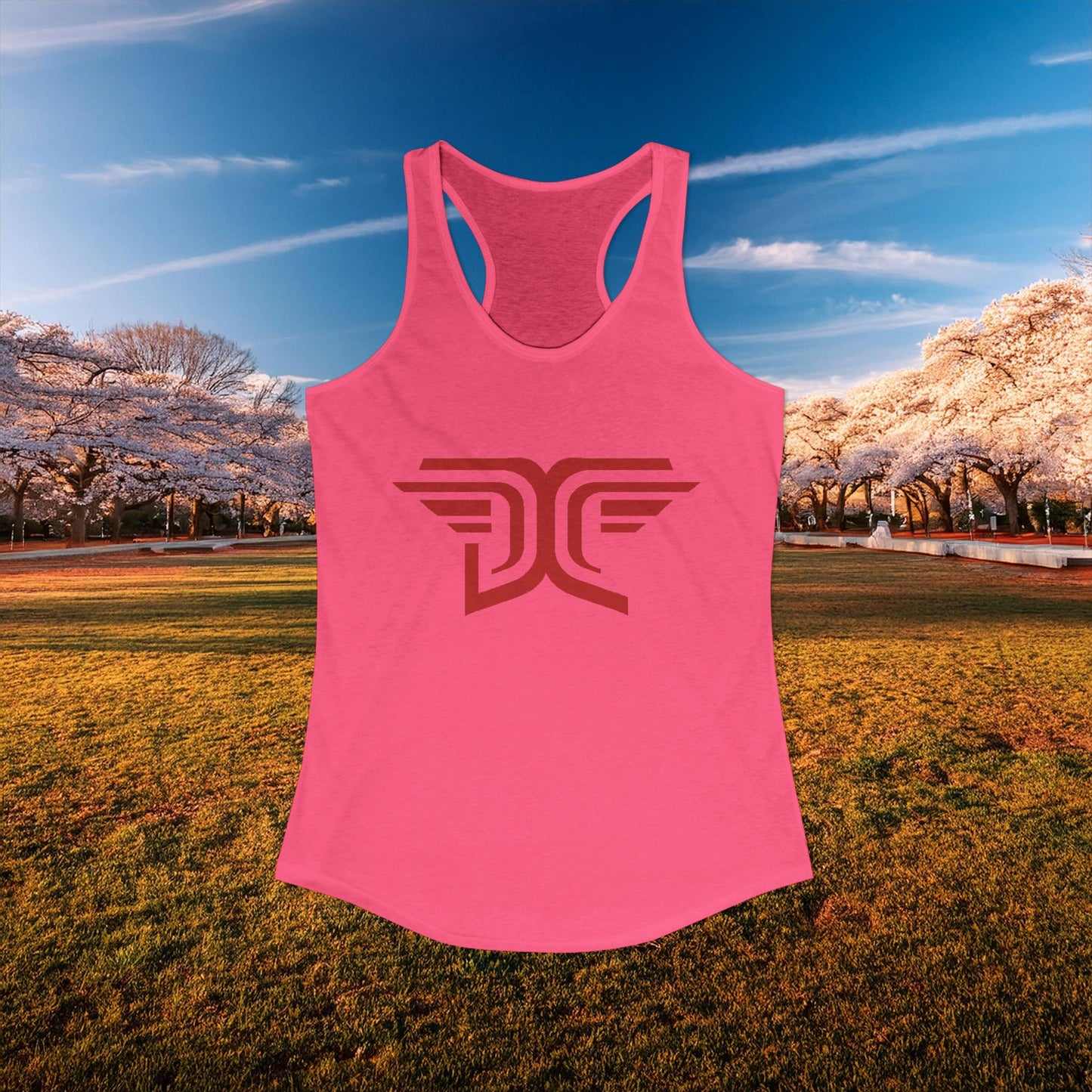 Winged DC Women's Racerback Tank