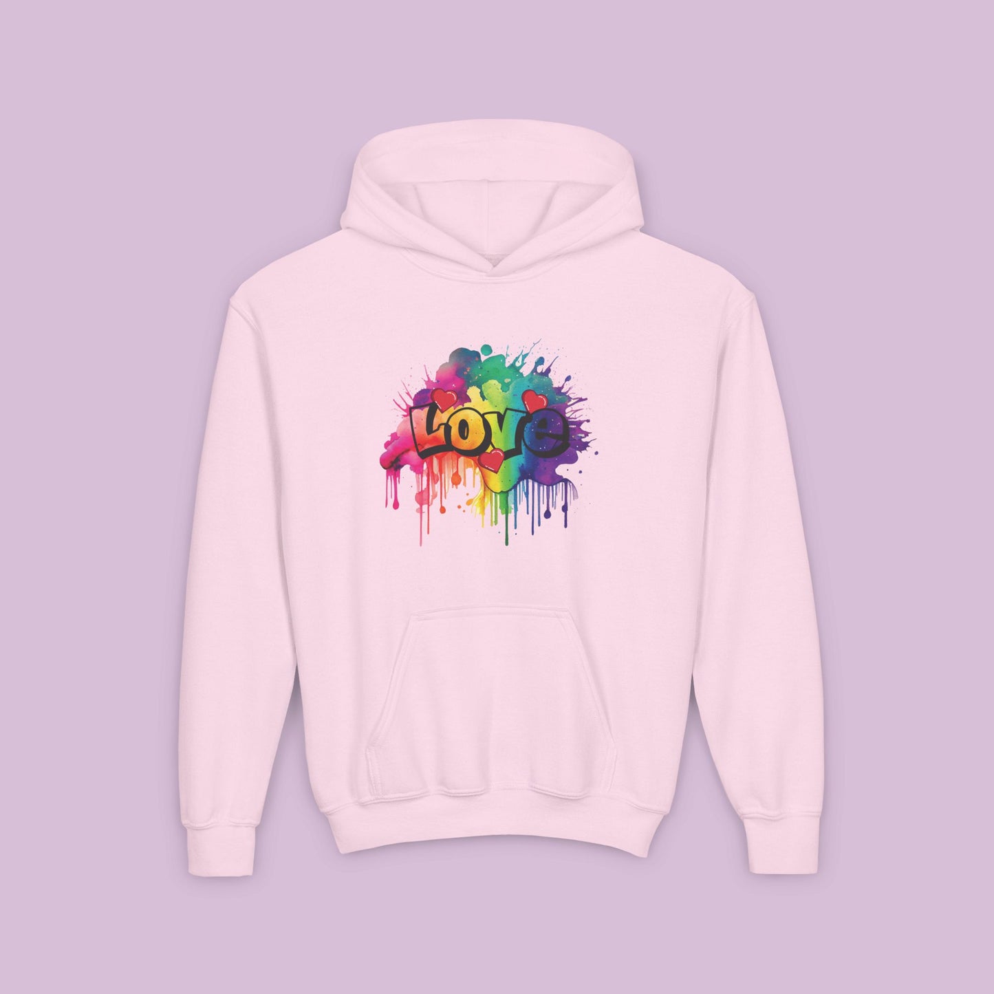 Love Color Bomb Youth Hoodie