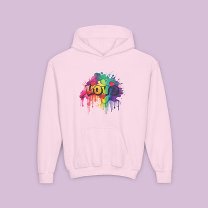 Love Color Bomb Youth Hoodie