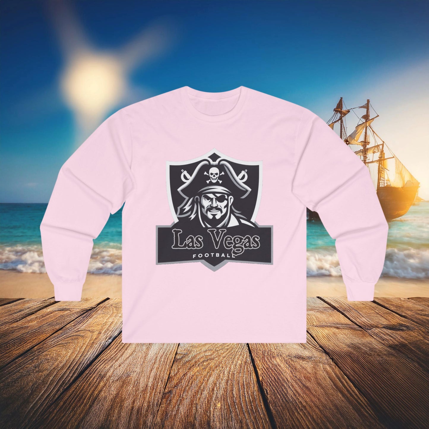 Las Vegas Football Logo Long Sleeve Tee