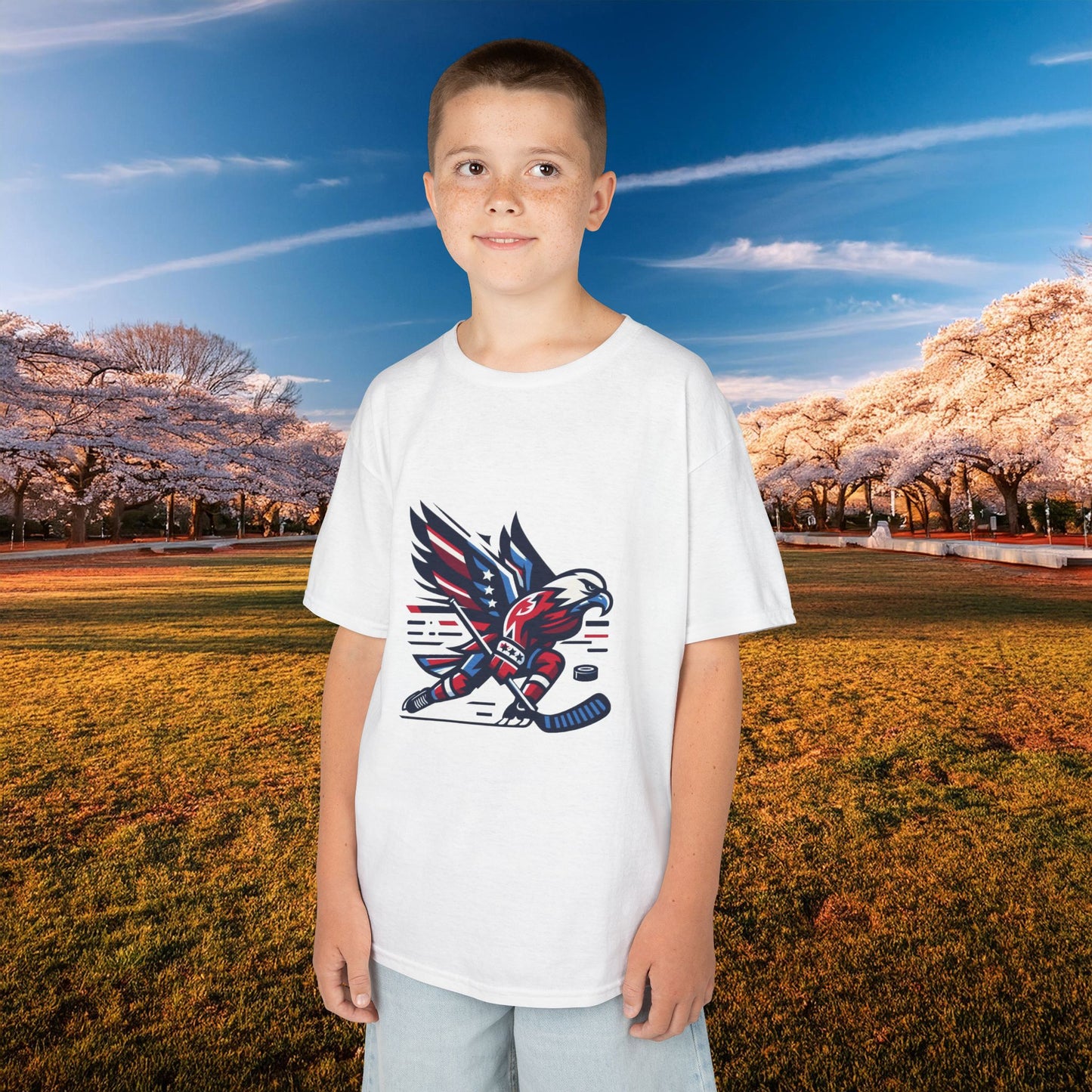 Washington Hockey Eagle Kids Tee