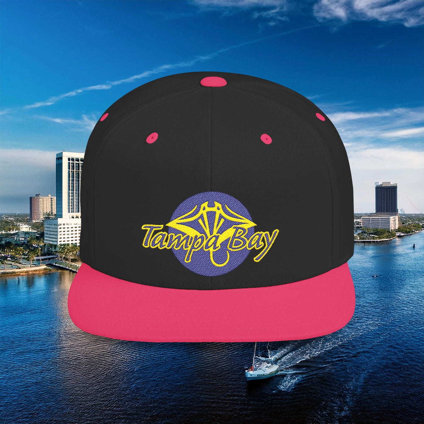 Tampa Bay Baseball Flat Bill Snapback
