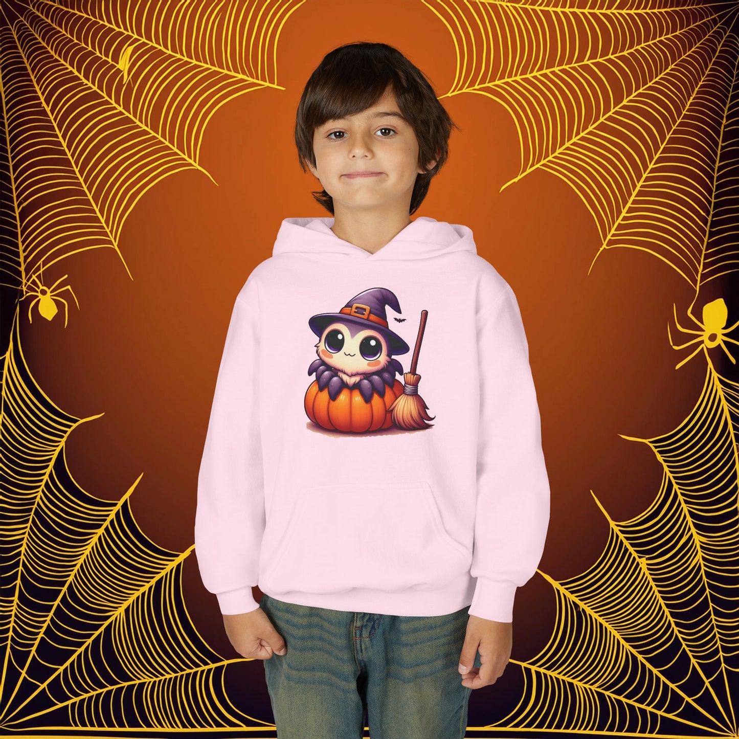 Halloween Spider Youth Hoodie