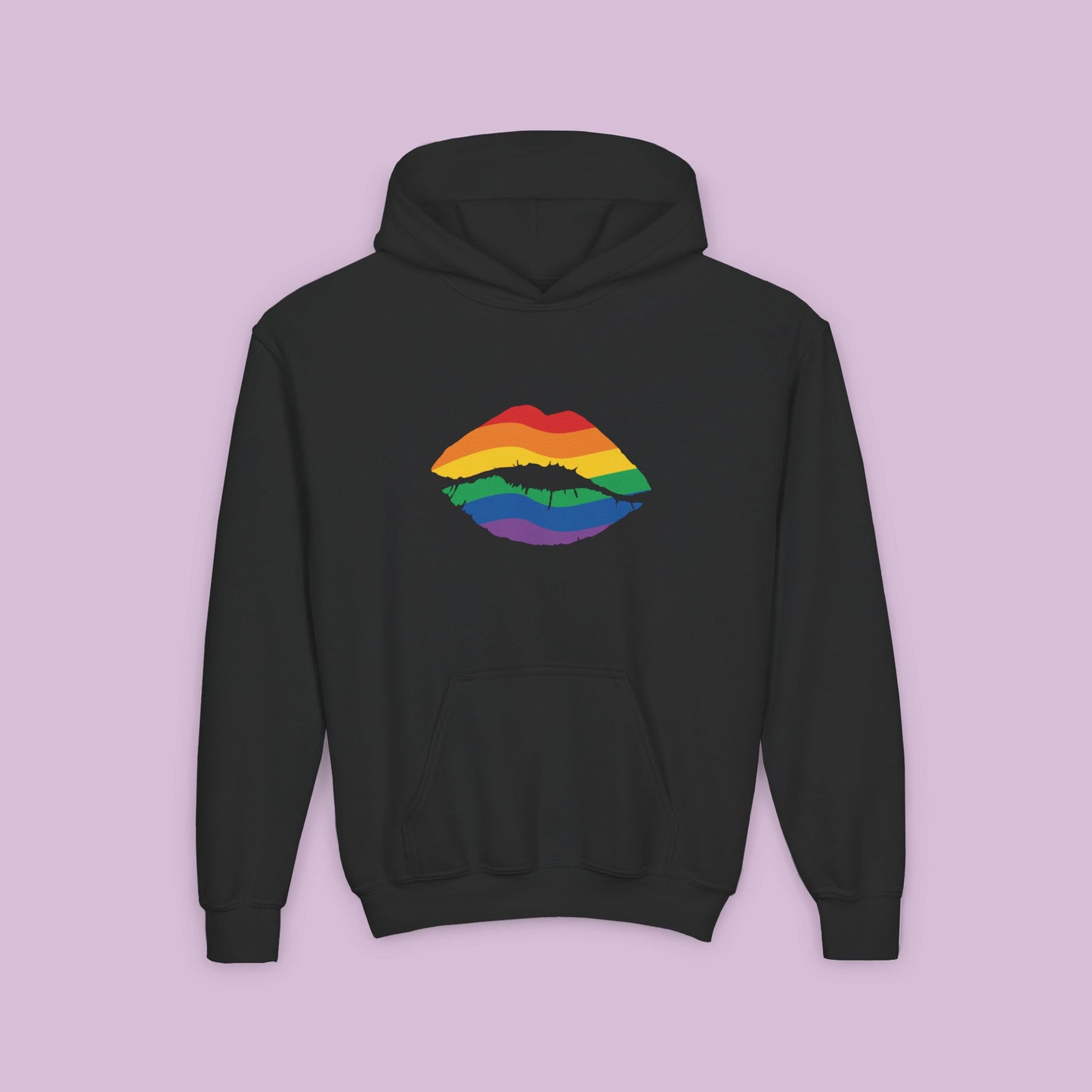Rainbow Kiss Youth Hoodie