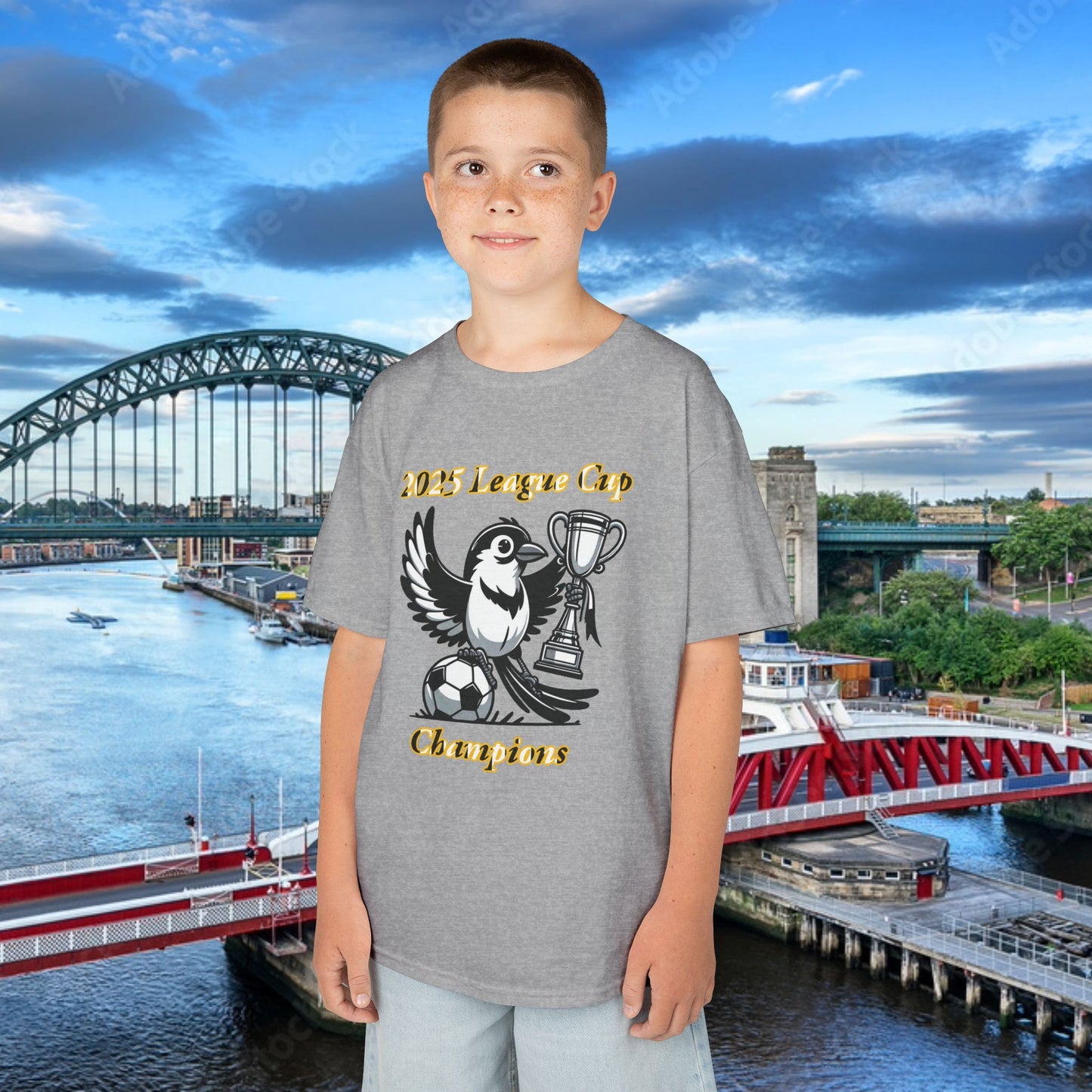 Kids League Cup Champions Tee
