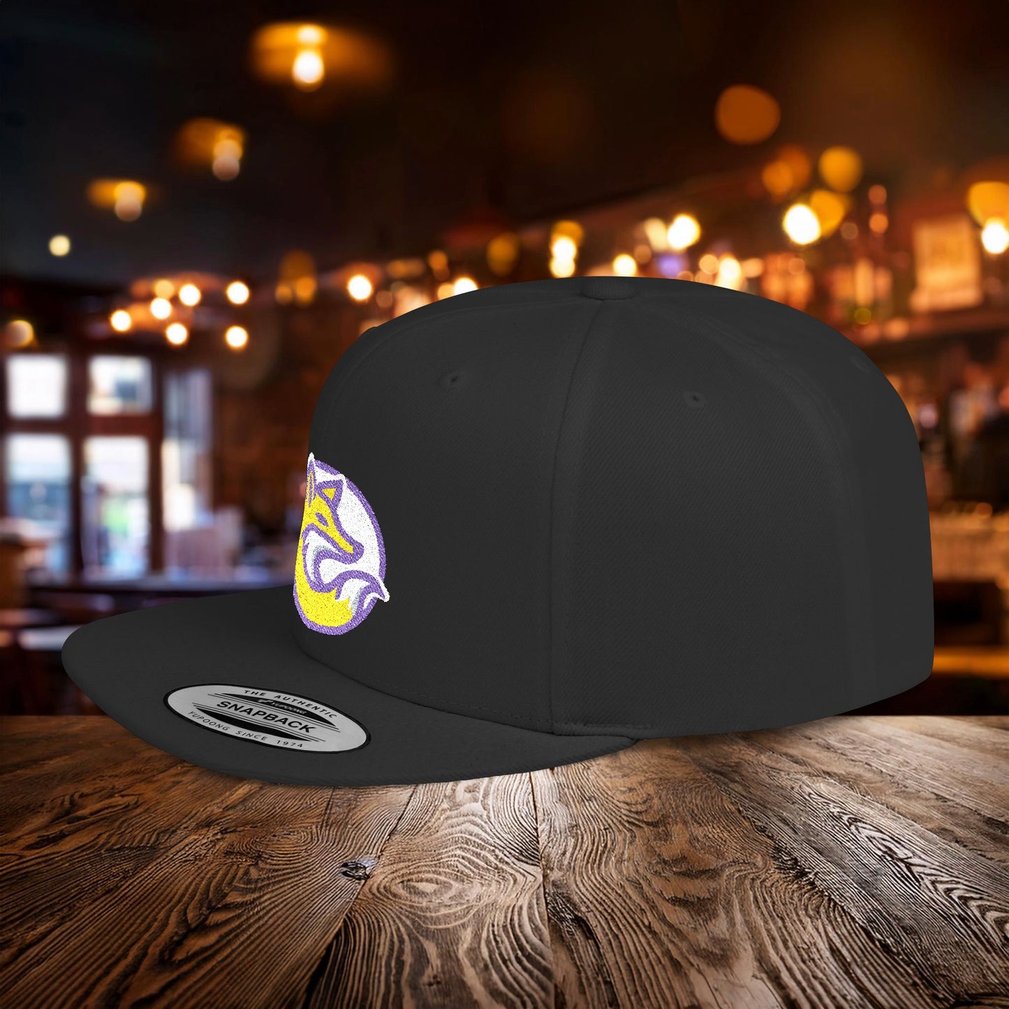 Leicester Logo Flat Bill Snapback