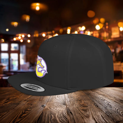 Leicester Logo Flat Bill Snapback
