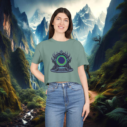 Dark Portal Women's Crop Tee