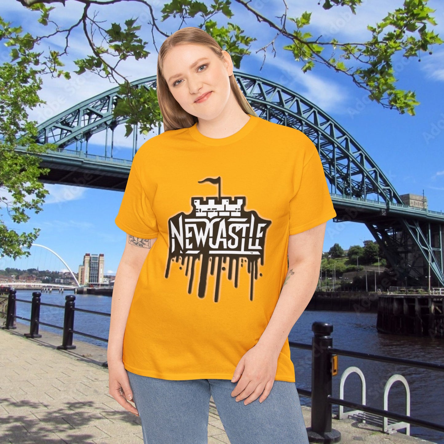 Newcastle Dripping Graffiti Tee