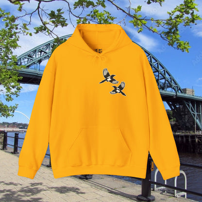 Newcastle United B&W Crest Hoodie