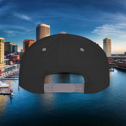 Orange Baltimore Flat Bill Snapback