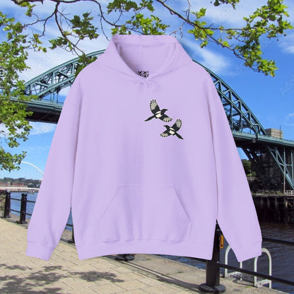 Newcastle United B&W Crest Hoodie