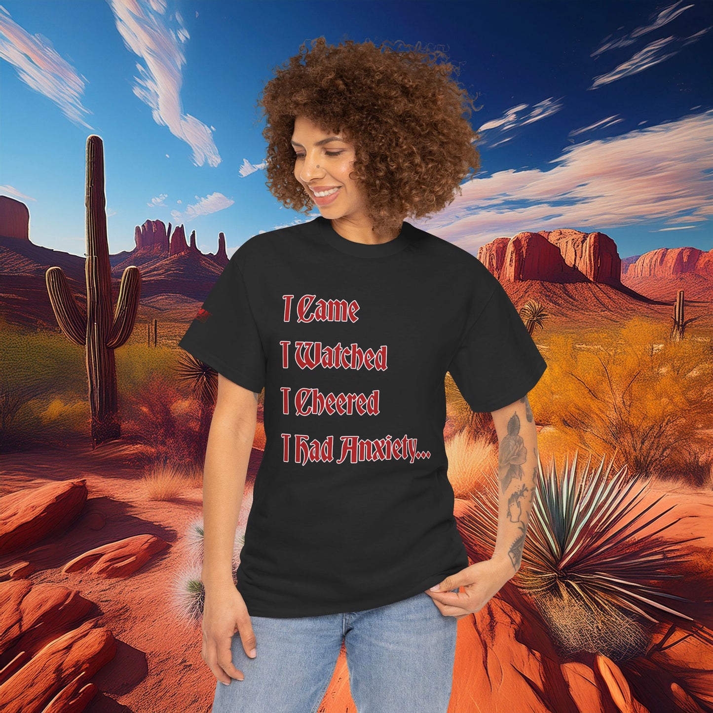 PHX Reds "Never Leave A Wrexham Match" Tee