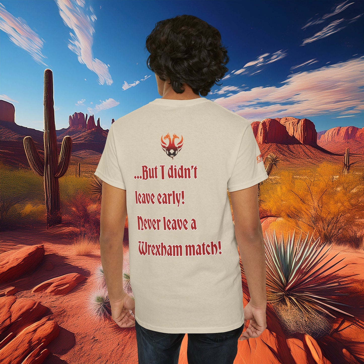 PHX Reds "Never Leave A Wrexham Match" Tee