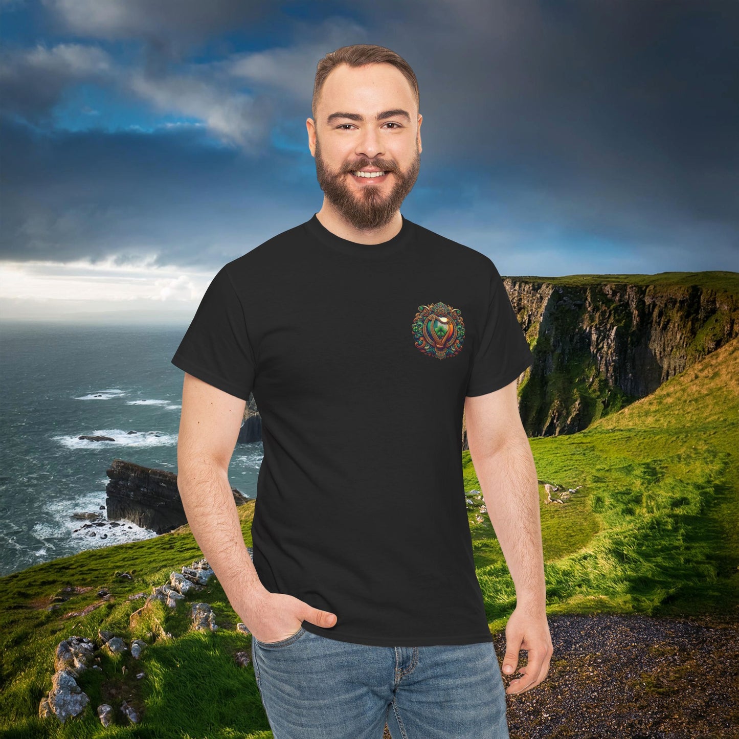 Ireland Harp Crest Tee