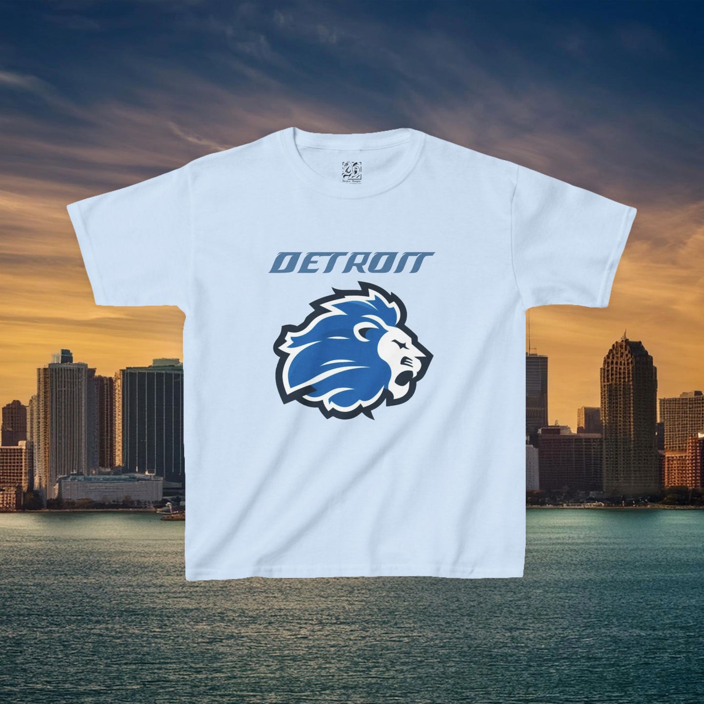 Detroit Football Logo Kids Tee