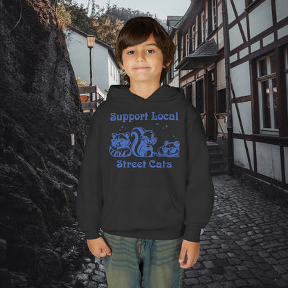 Support Local Street Cats Youth Hoodie