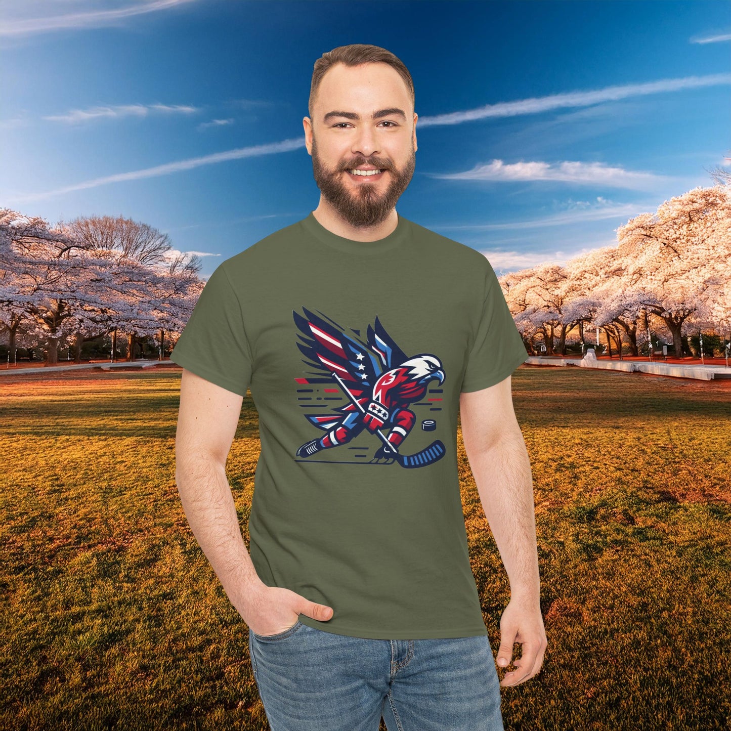 Washington Hockey Eagle Tee