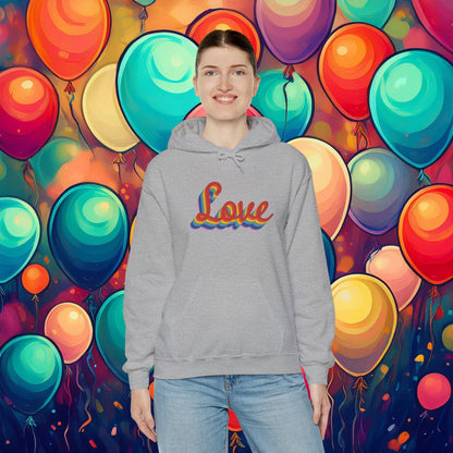 Rainbow Love Unisex Hoodie