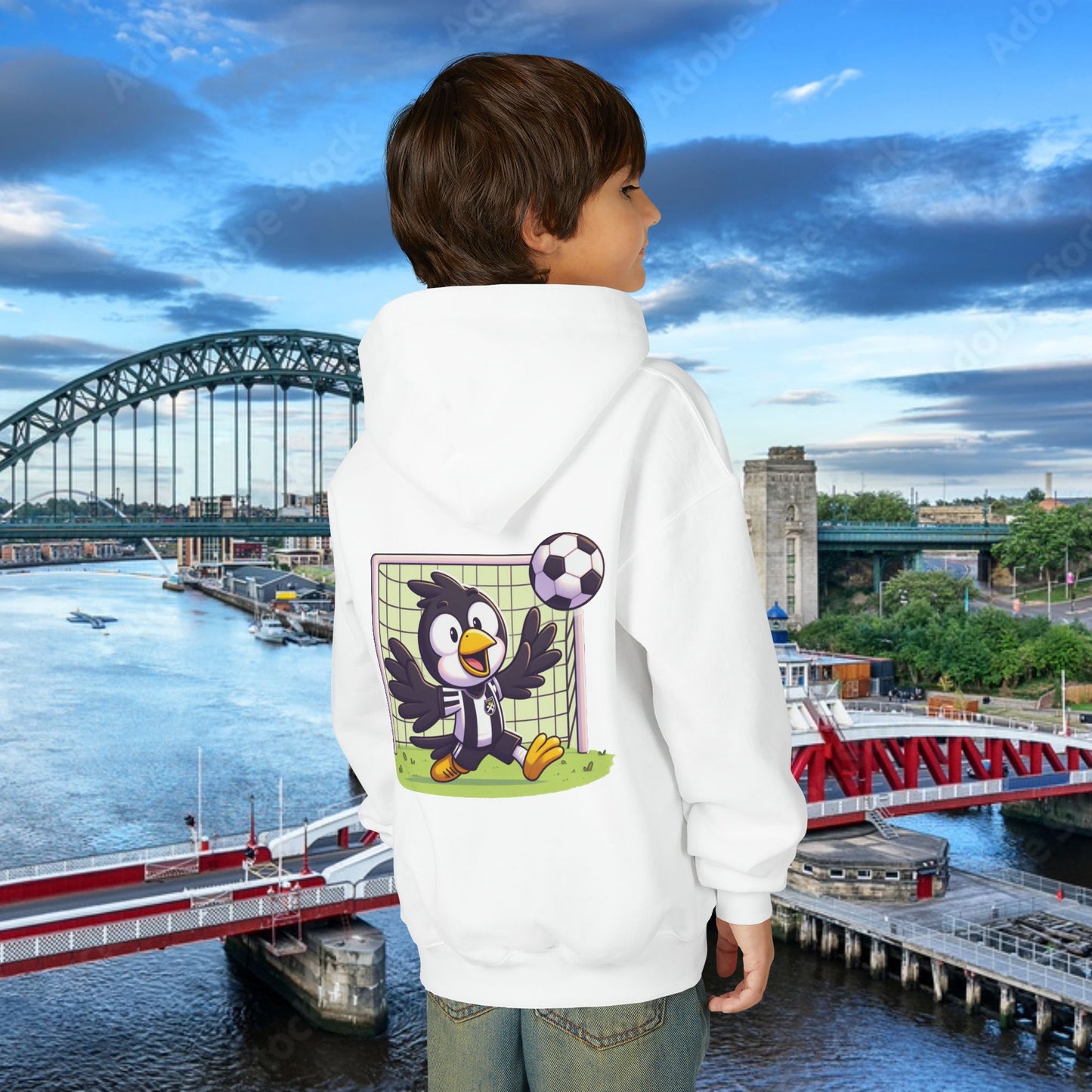Newcastle United Mini Mag Keeper Youth Hoodie