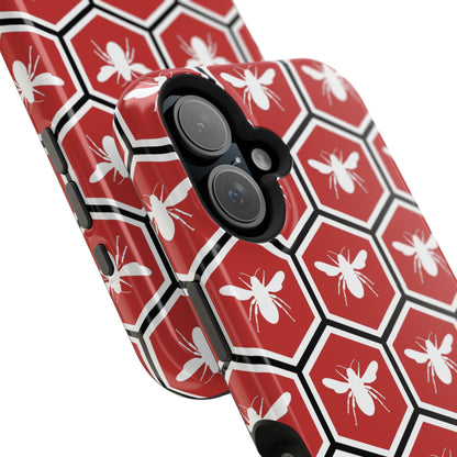 Honeycomb Bee Impact-Resistant Phone Case