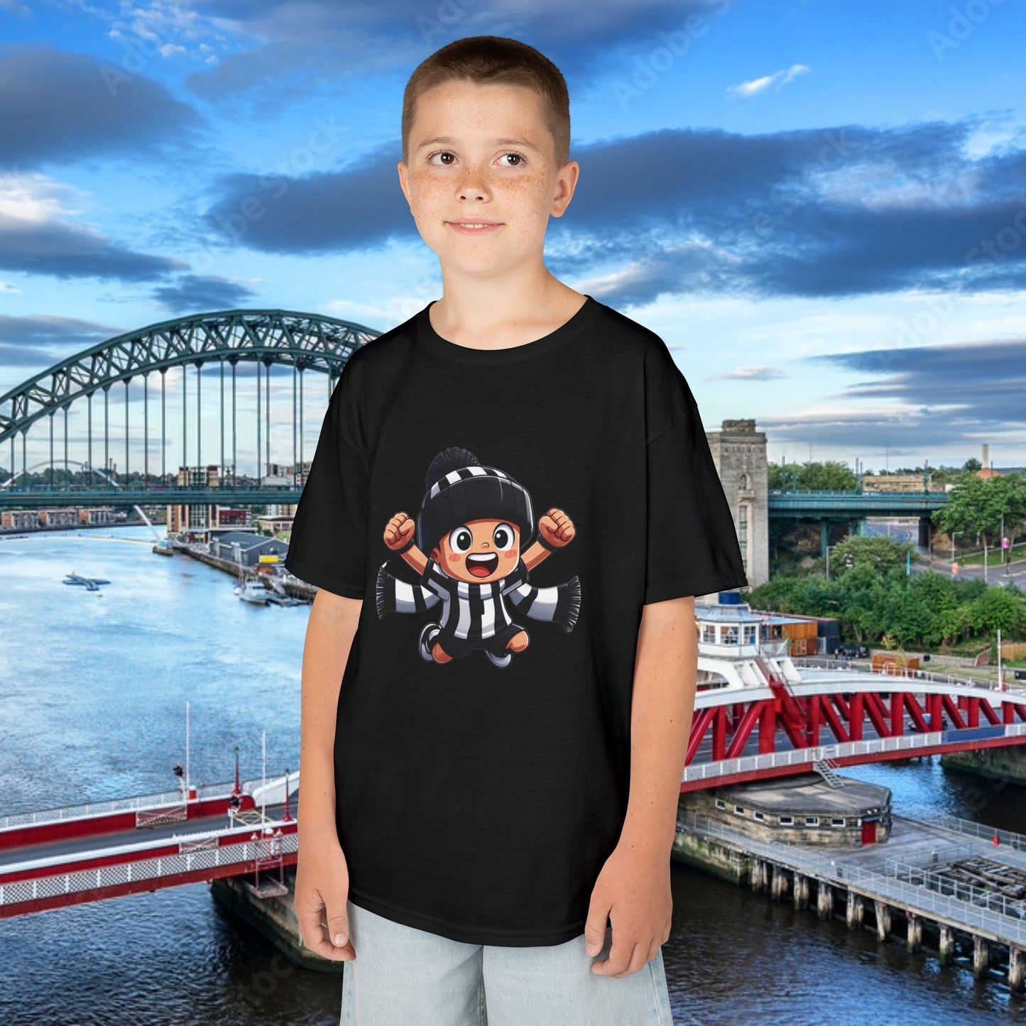 Newcastle United Mini Toon Supporter Kids Tee