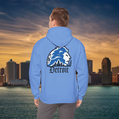 Detroit Football Skyline Hoodie