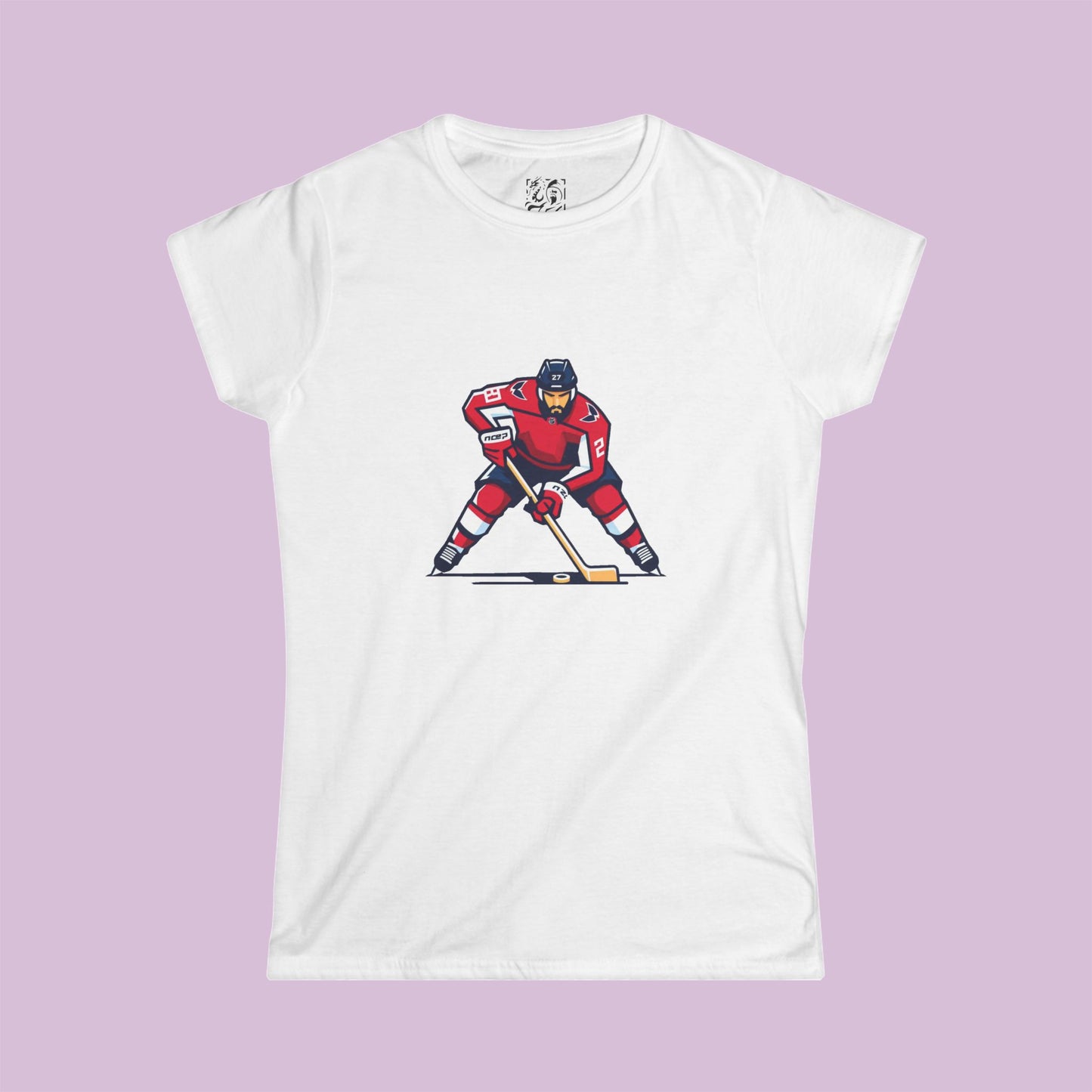 Washington Hockey Player Women's Softstyle Tee