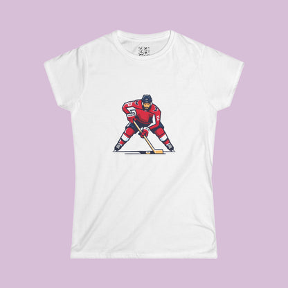 Washington Hockey Player Women's Softstyle Tee