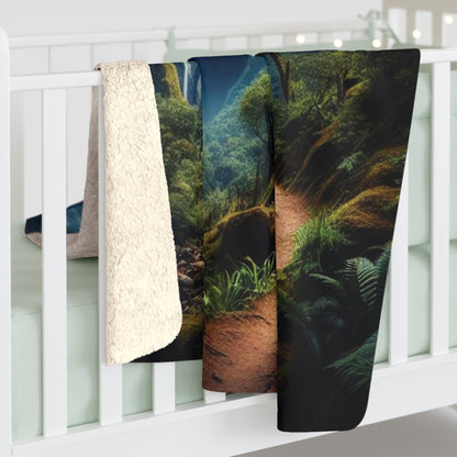 Cave of Wonders Sherpa Fleece Blanket