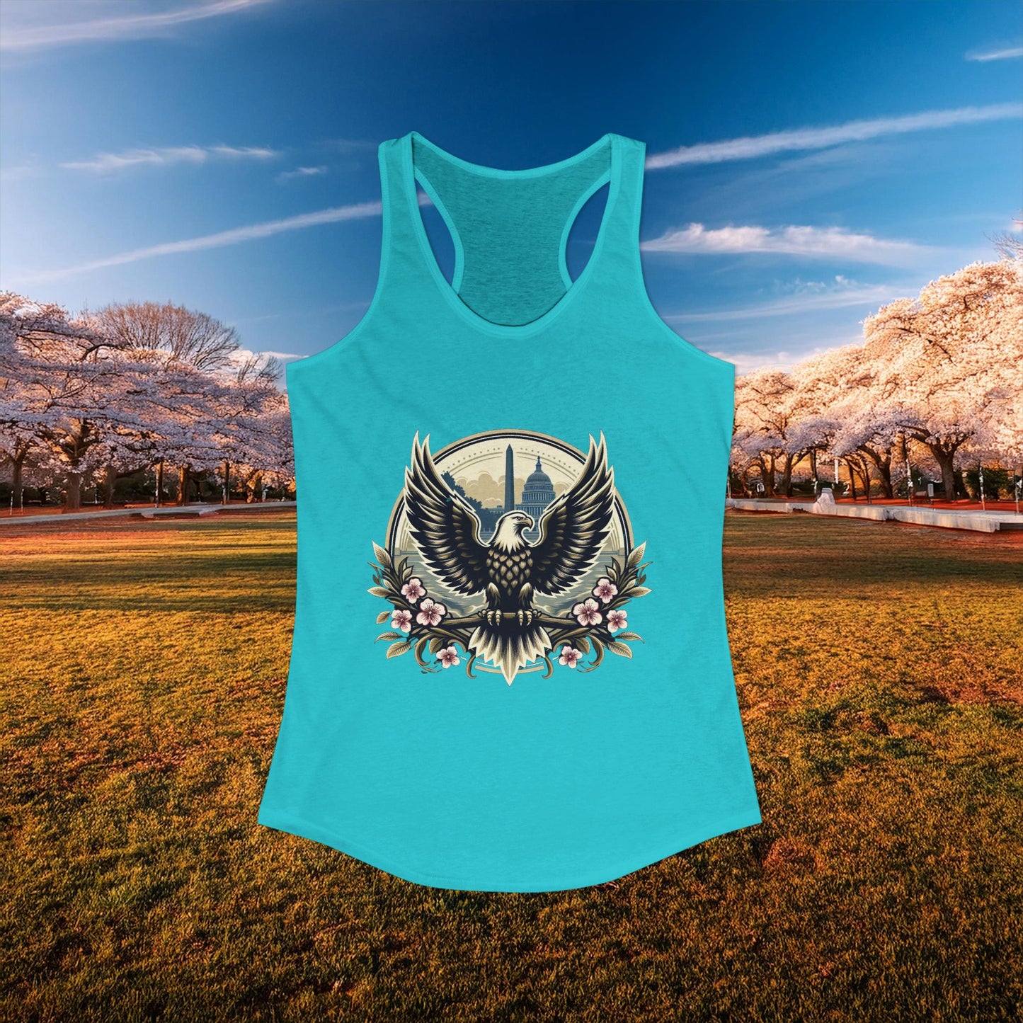 DC Cherry Blossom Racerback Tank