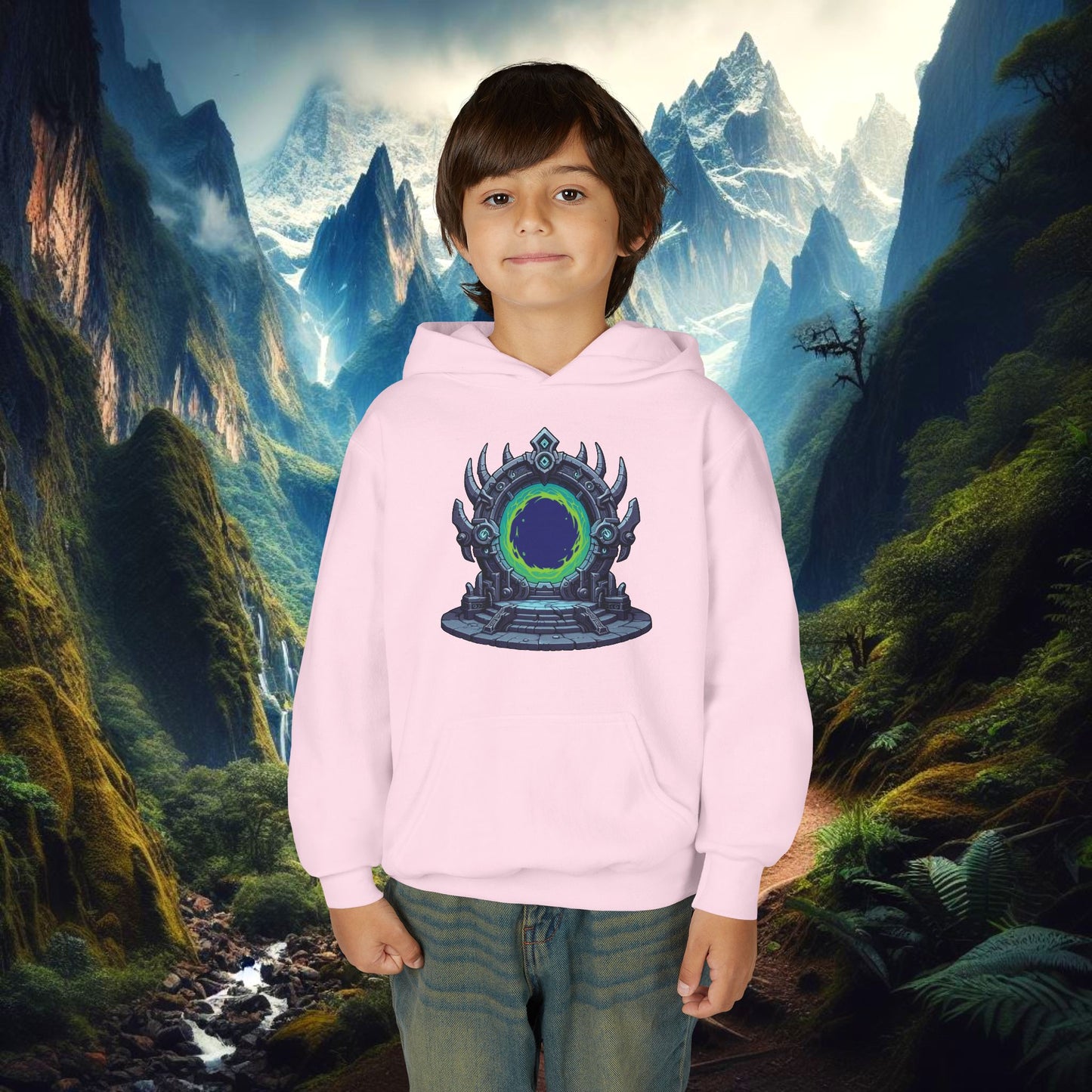 Dark Portal Youth Hoodie
