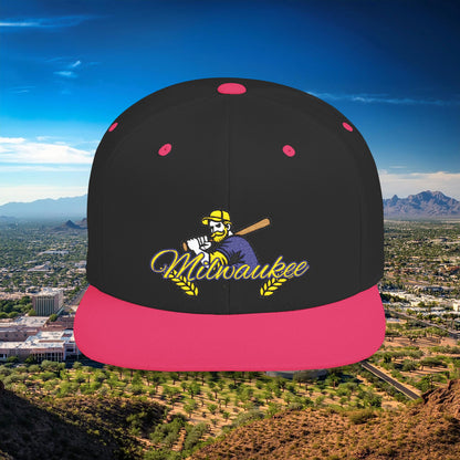 Milwaukee Baseball Flat Bill Snapback