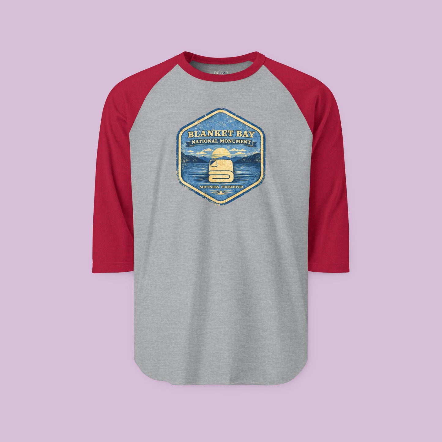 Blanket Bay National Monument Raglan Tee
