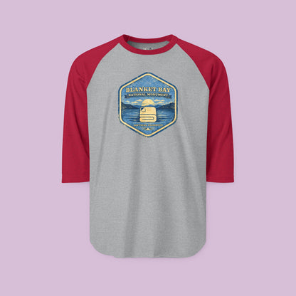 Blanket Bay National Monument Raglan Tee
