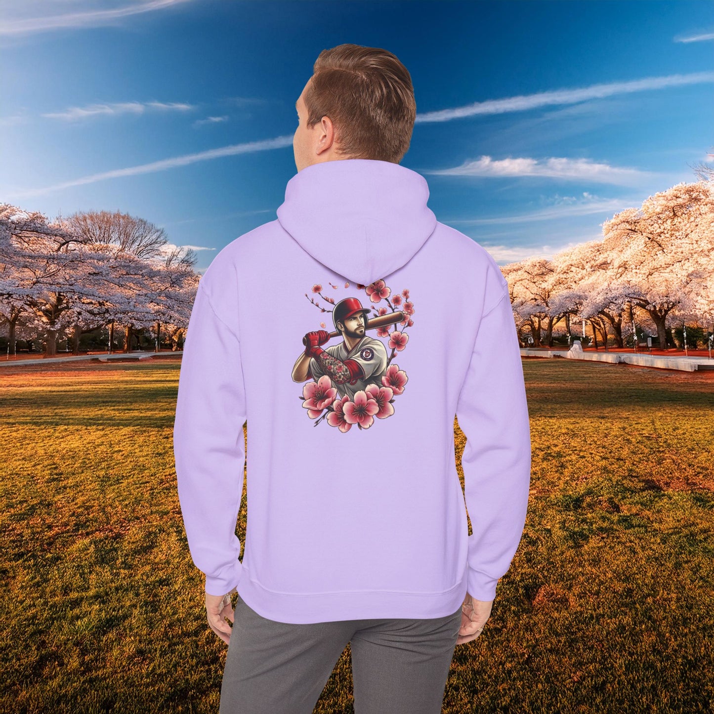 Washington Baseball Cherry Blossom Hoodie