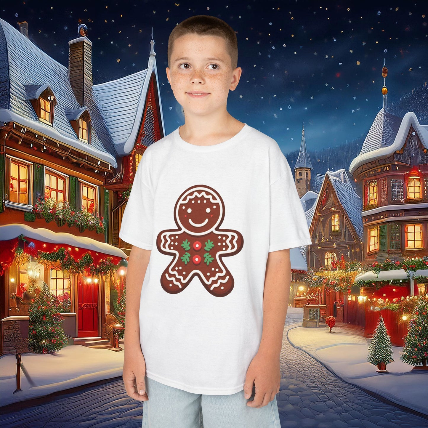 Gingerbread Man Kids Tee
