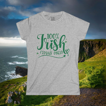 100% Irish Women's Softstyle Tee