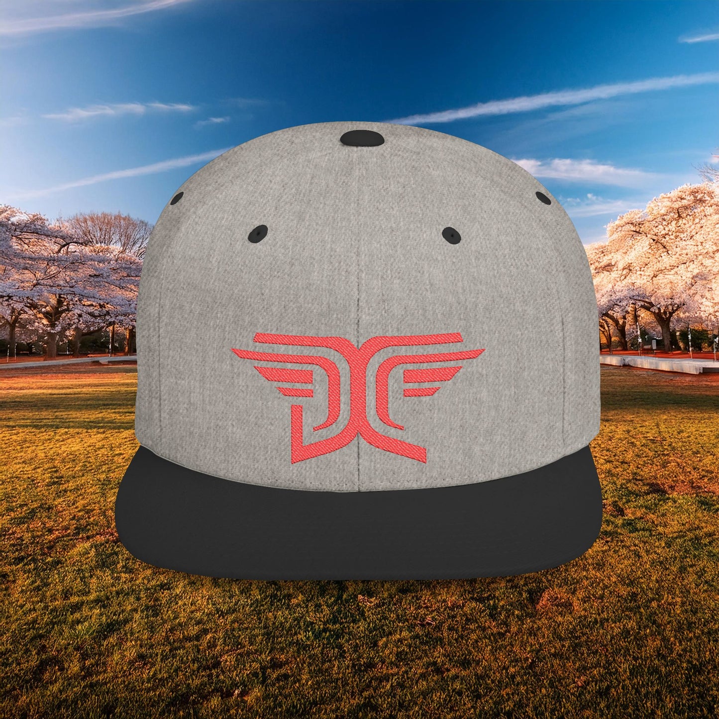 Winged DC Flat Bill Snapback