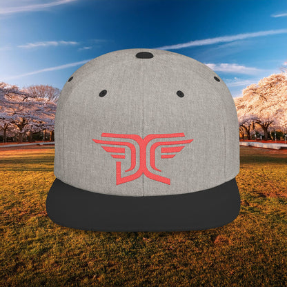 Winged DC Flat Bill Snapback